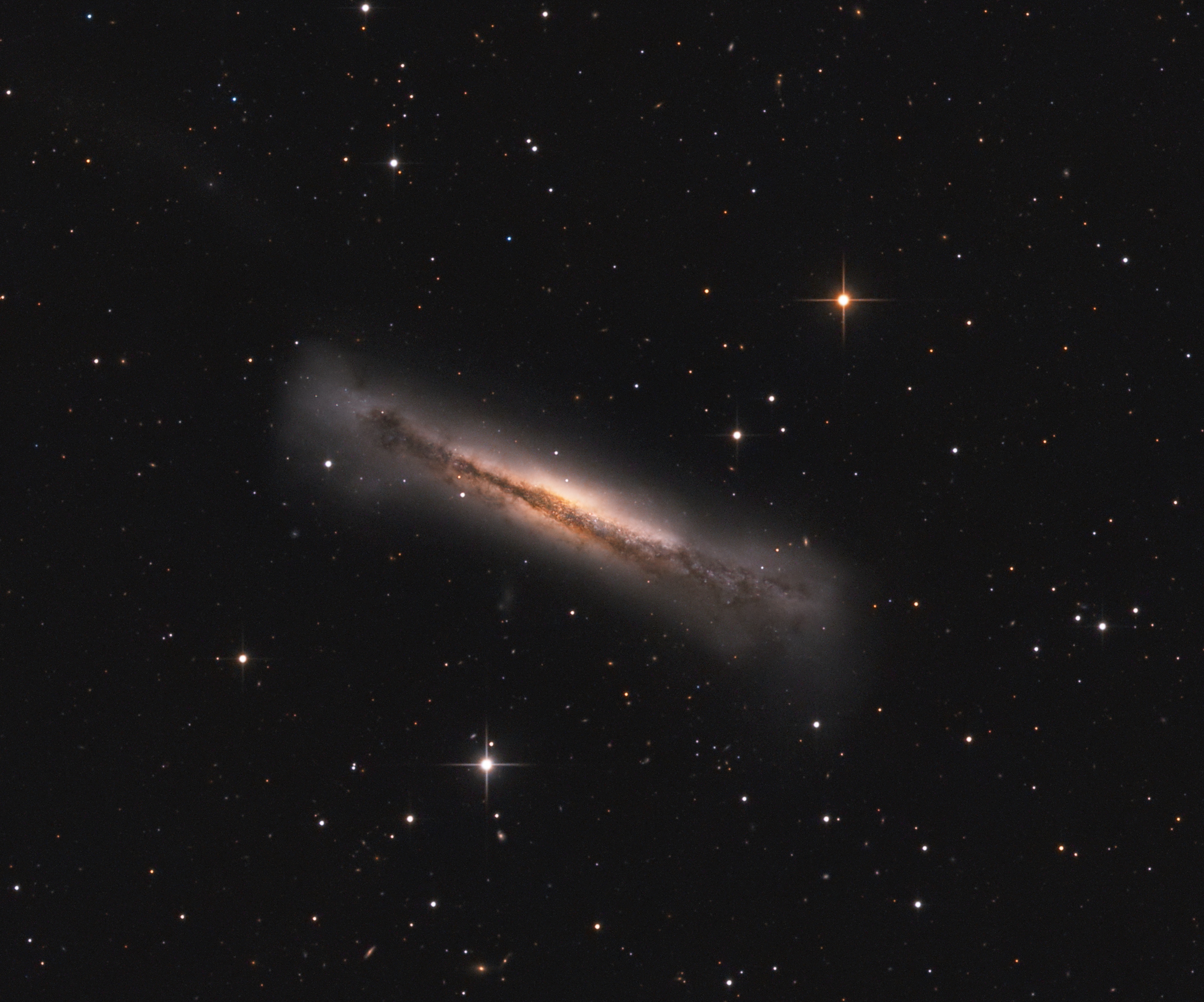 APOD: 2022 April 29 - Portrait of NGC 3628